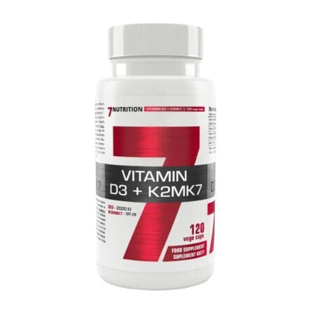 7NUTRITION VITAMIN D3+K2MK7 120 vegan caps