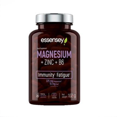 ESSENSEY Magnesium + Zinc + Vitamin B6 120 capsules