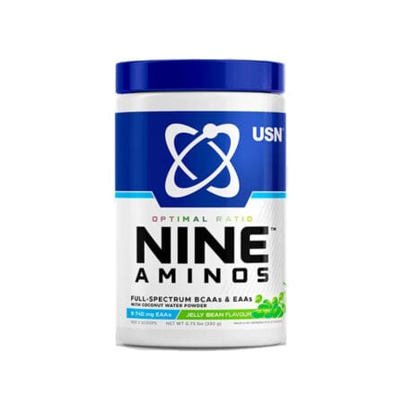 USN Nine Aminos, Ultimate Workout Hydration, BCAA & EAA Electrolyte Drink 330gr