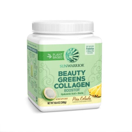 Sunwarrior - Beauty Greens Collagen Booster - Pina Colada 300gr. - 25 servs