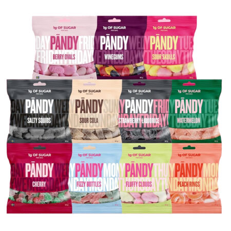 Pandy Jelly Candies 45% less calories - Only 1g Sugars - 50g